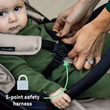 Ingenuity 3DSuite Modular Stroller with Reversible Seat, One-Hand Fold, Car Seat Compatible & Extra-Large Storage - Khaki