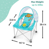 Bright Starts Disney Baby Finding Nemo Pop 'N Chill Travel Seat -Blue