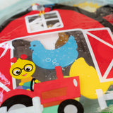 Baby Einstein Farm Explorers Cal's Sensory Barn Tummy Time Water Mat, Ages 0-36 Months