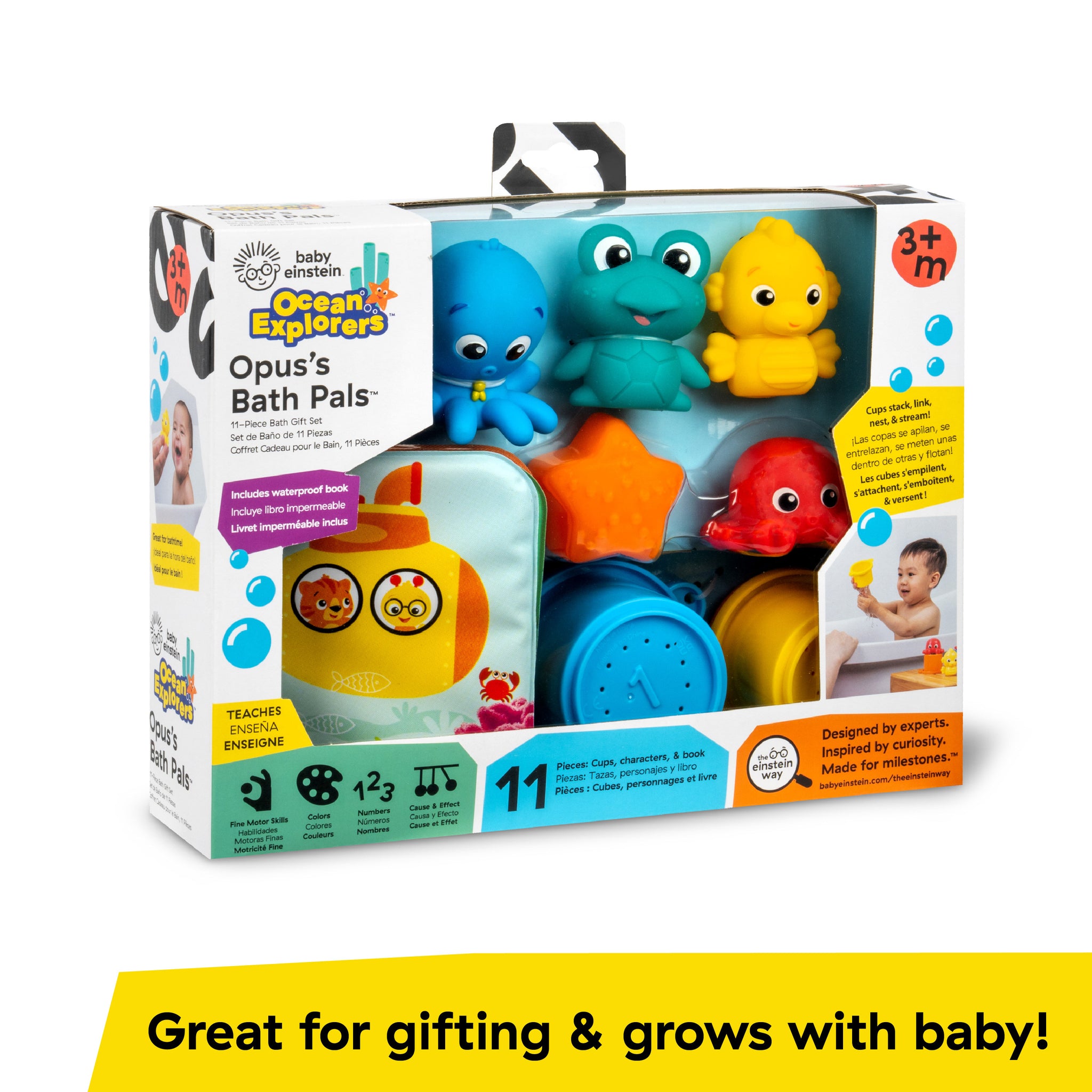 Baby Einstein Opus Bath Pals 11-Piece Bath Gift Set – Kids2, LLC