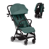 Ingenuity 3D Travelmate Pro Compact Travel Stroller with Ride-Along Buddy Board, One-Hand Fold, Car Seat Compatible, Protective Canopy