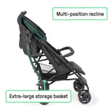 Ingenuity 3Dlite Jewel Convenience Stroller  Lightweight Folding Stroller with Car Seat Compatibility & Extra-Large Canopy