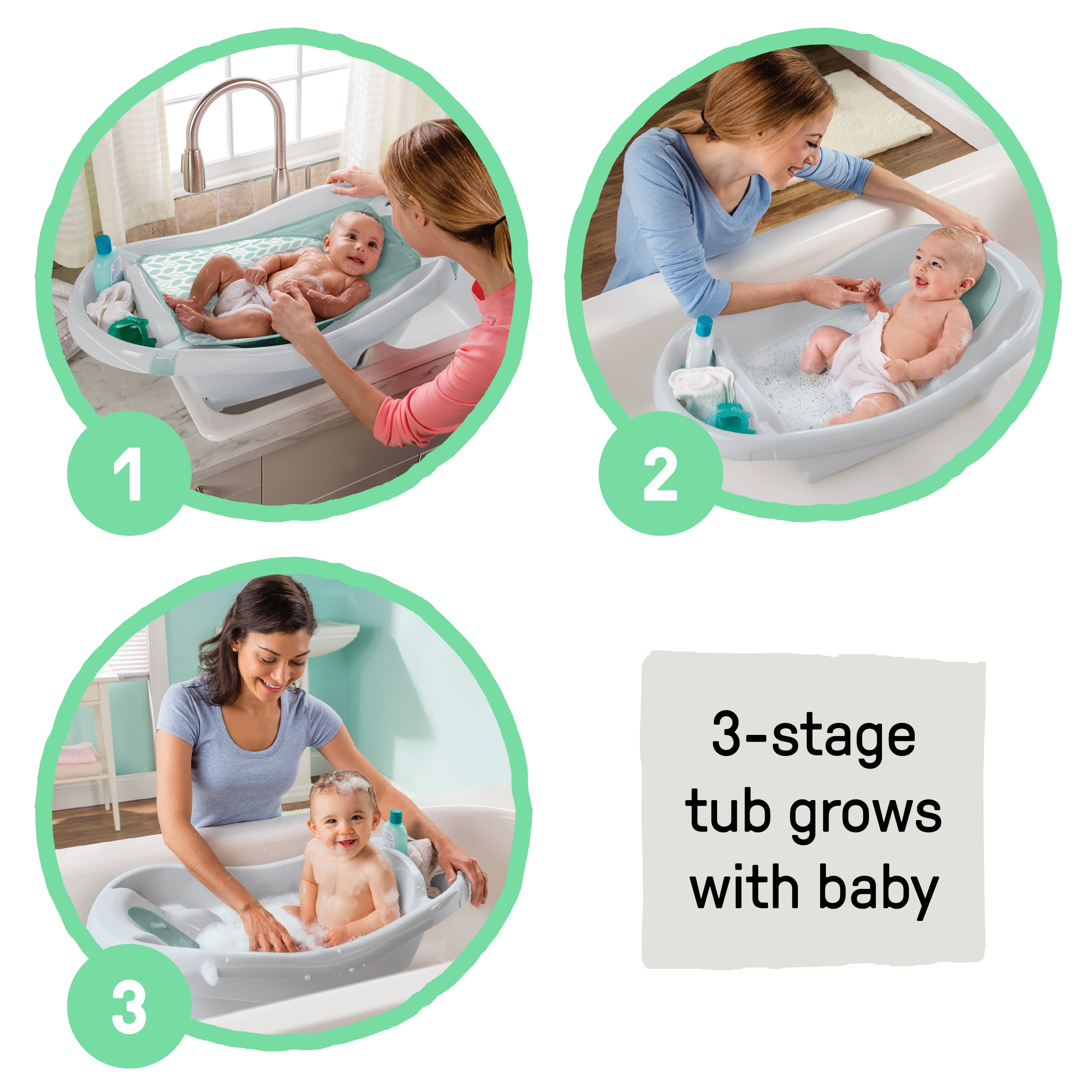summer infant comfy clean deluxe Summer by Ingenuity Comfy Clean Deluxe Newborn to Toddler Bather – Kids2, LLC