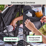 Ingenuity 3Dmini Convenience Stroller, Dusty Rose