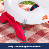 Marvel Spidey and His Amazing Friends 2-in-1 My Travel Potty by Bright Starts, Red and Blue - Spidey