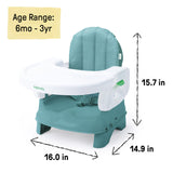 Ingenuity Deluxe Comfort Folding Baby Booster - Teal