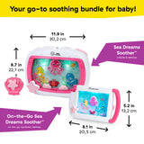 Baby Einstein 2-in-1 Sea Dreams Soother On-the-Go Gift Set, Ages Newborn and Up