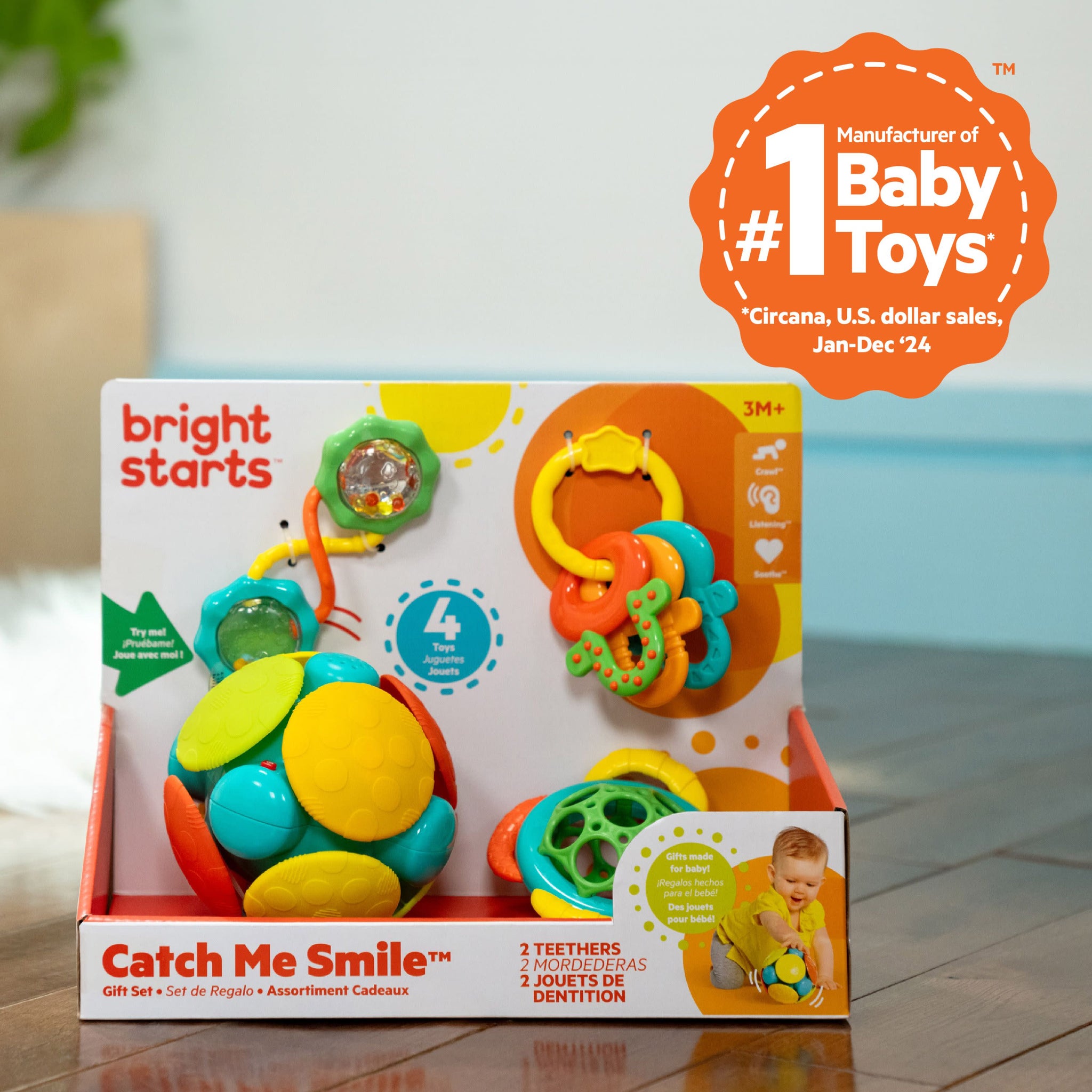 Bright Starts Catch Me Smile Gift Set – Kids2, LLC