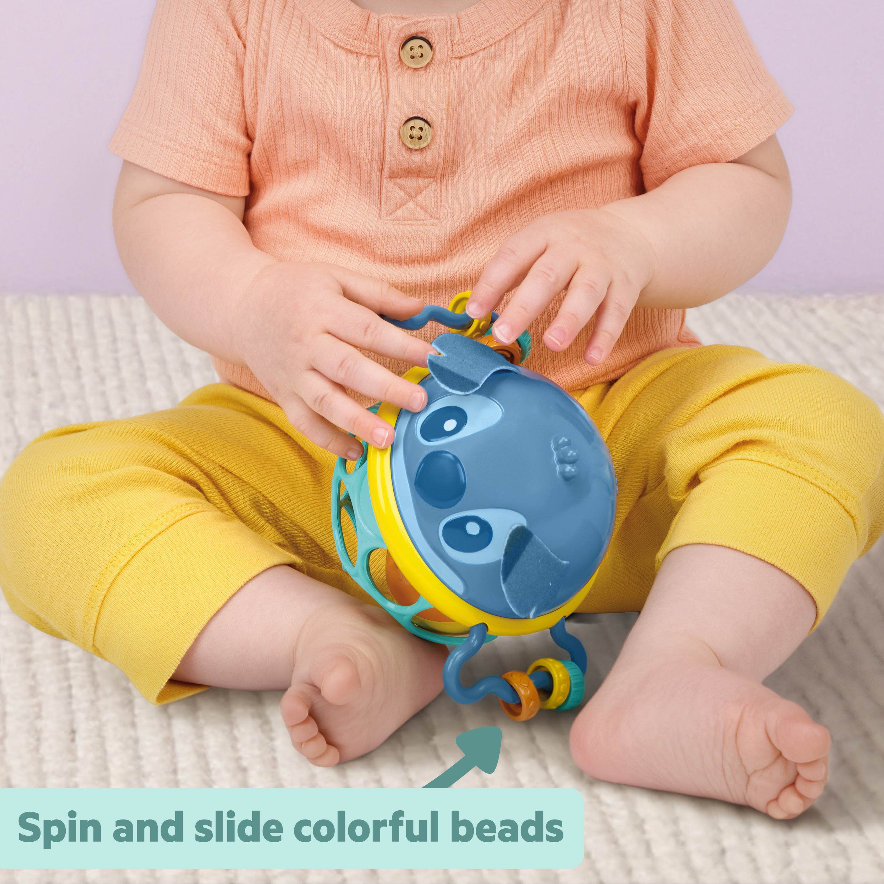 Disney Baby Stitch Jingle & Shake Rattle Toy by Bright Starts – Kids2, LLC