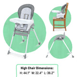 Ingenuity Trio Foldaway 6-in-1 Baby High Chair - Endless Blooms