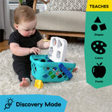 Baby Einstein + Hape Shopping Basket Pretend to Shop Toy, Ages 9 Months and Up