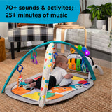 Baby Einstein Kickin' Tunes Music & Language Discovery Gym & Take Along Musical Baby Toy, Ages 0+ Months