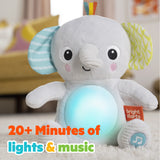 Hug-a-bye Baby Musical Light Up Soft Toy - Elephant