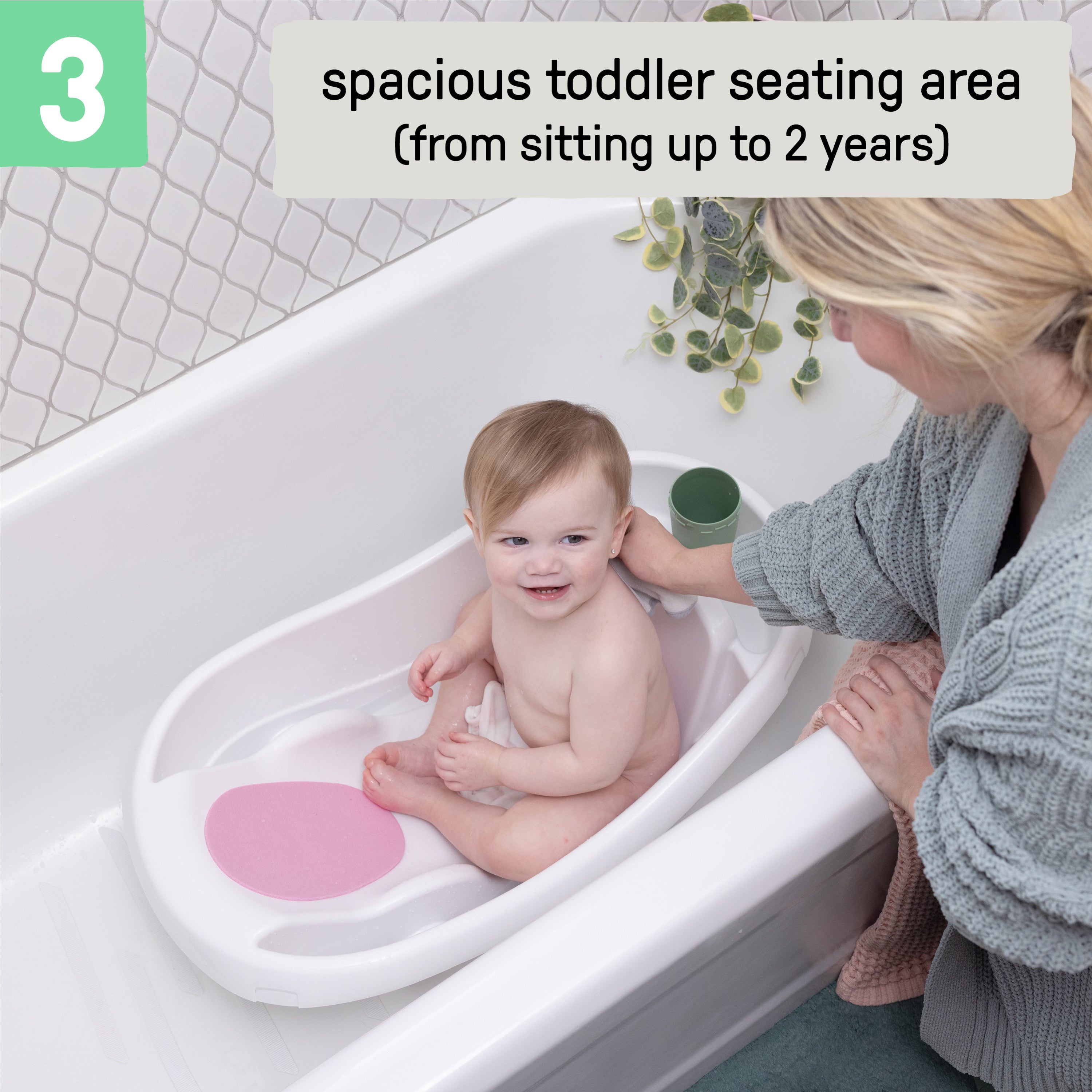 summer infant bath tub insert Summer by Ingenuity Comfy Clean Deluxe Newborn to Toddler Tub – Kids2, LLC