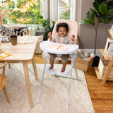 Sun Valley Compact Folding High Chair - Pink