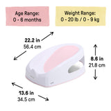 Ingenuity Easy Rinse Baby Bather - Pink