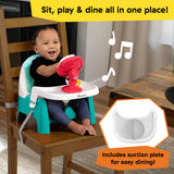 Baby Einstein Farm Explorers Snack & Steer Learn-to-Dine Feeding Seat