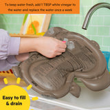 Bright Starts Hungry Monkey Tummy Time Water Mat, Newborn+