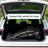 Ingenuity 3Dlite Jewel Convenience Stroller  Lightweight Folding Stroller with Car Seat Compatibility & Extra-Large Canopy - Khaki