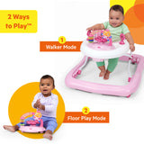 Bright Starts JuneBerry Walk-A-Bout Baby Walker with Easy Fold Frame