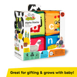 Baby Einstein Alpha Stacks Soft Blocks, Ages 3+ Months