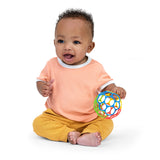 Oball Easy Grasp Classic Ball Baby Toy in Red/Blue/Green/Yellow, 4"