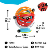 Baby Einstein Sticky Spinner Activity & High Chair Toy