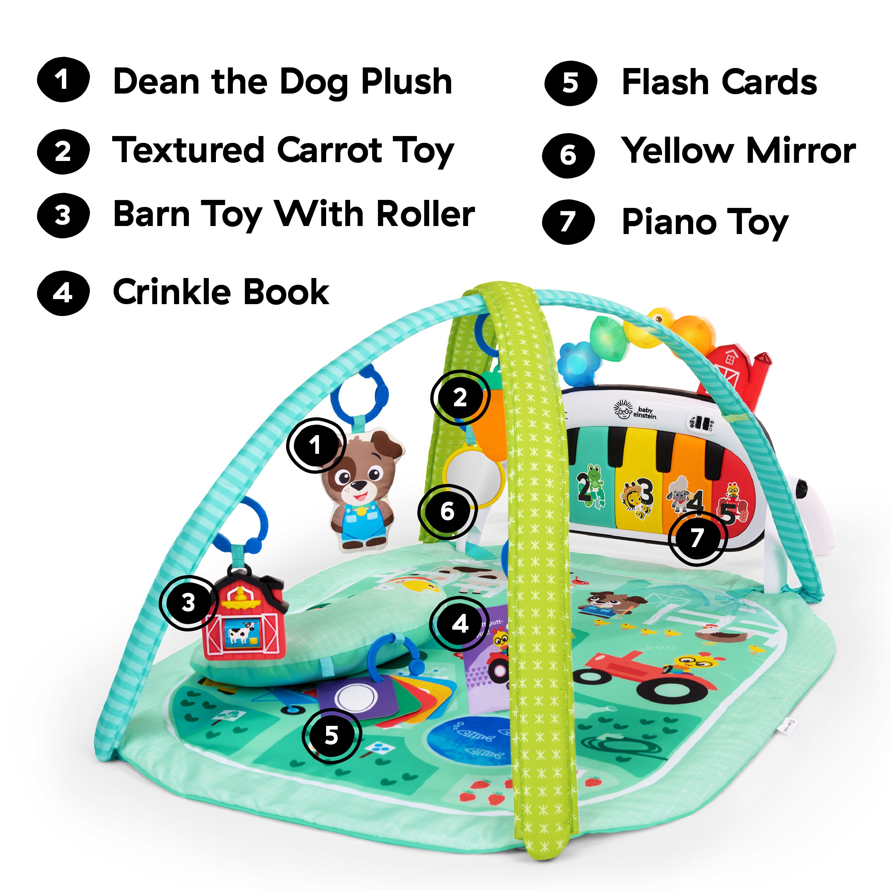 Farm Explorers Baby Einstein Farm Explorers 4-in-1 Kickin Tunes Musical Meadow Music ...