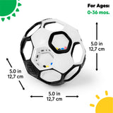 Grippin' Goals Rattle Ball - Black & White