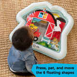 Baby Einstein Farm Explorers Cal's Sensory Barn Tummy Time Water Mat, Ages 0-36 Months
