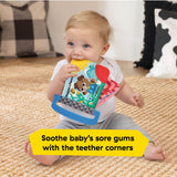 Baby Einstein Farm Explorers Shapes at the Farm Teether Book, Ages 0+ Months