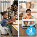 Ingenuity Baby Base 2-in-1 Booster Feeding and Floor Seat, Mist