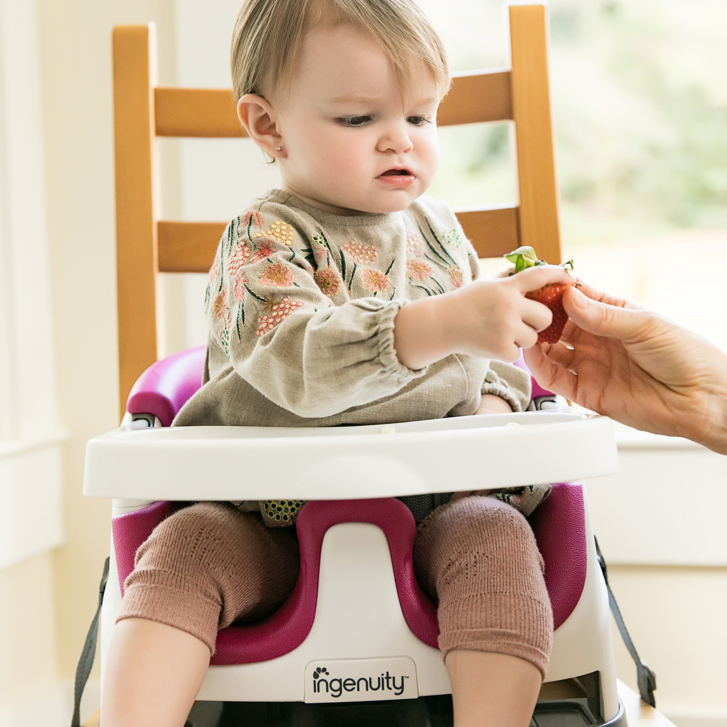 Ingenuity SmartClean Toddler Booster Seat - Slate 