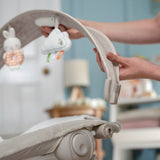 Ingenuity InLighten Baby Bouncer Seat with Light Up Toy Bar, Twinkle Tails