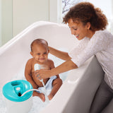 Newborn-to-Toddler Bath Center & Shower - Marble Wave