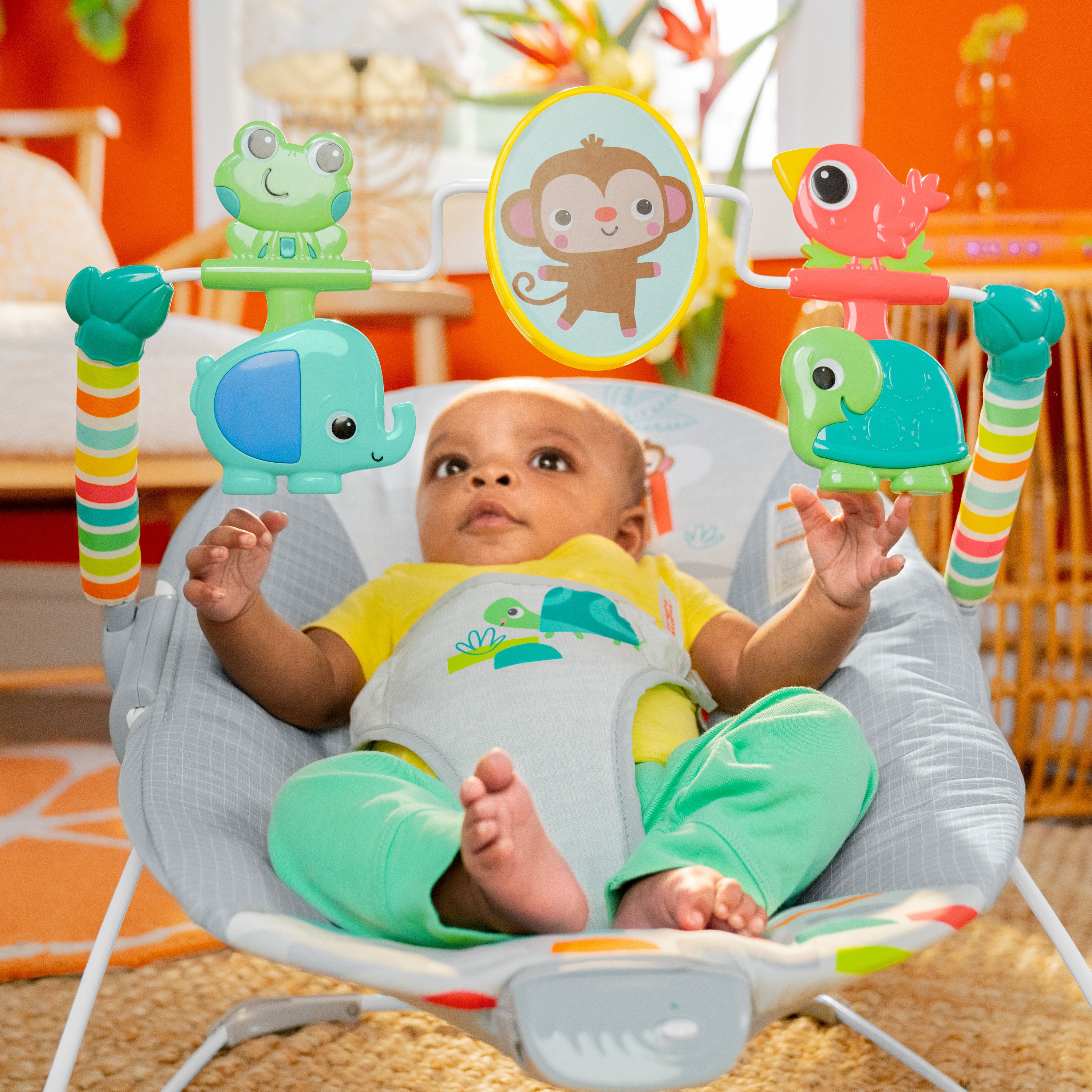 Playful Paradise Vibrating Bouncer Kids2, LLC Playful Paradise Vibrating Bouncer Kids2, LLC