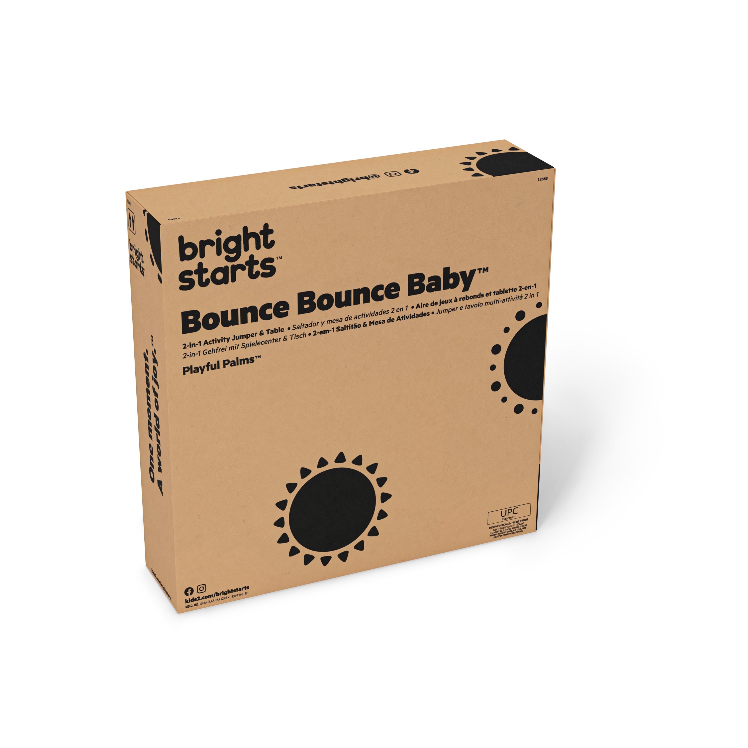 Bright Starts Bounce Baby 2-in-1 Activity Jumper and Table