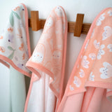 CLEAN & CUDDLY 3-PACK HOODED BATH TOWELS - EDI & CLEAN & CUDDLY 6-PACK TERRY WASHCLOTH SET - EDI