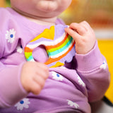 Bright Starts Soothing Soft Serve Silicone Teether, Ice Cream Cone