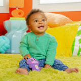 Bright Starts Jingle Joy Reach & Rattle Toy  Purple Sloth - Unisex, Newborn +
