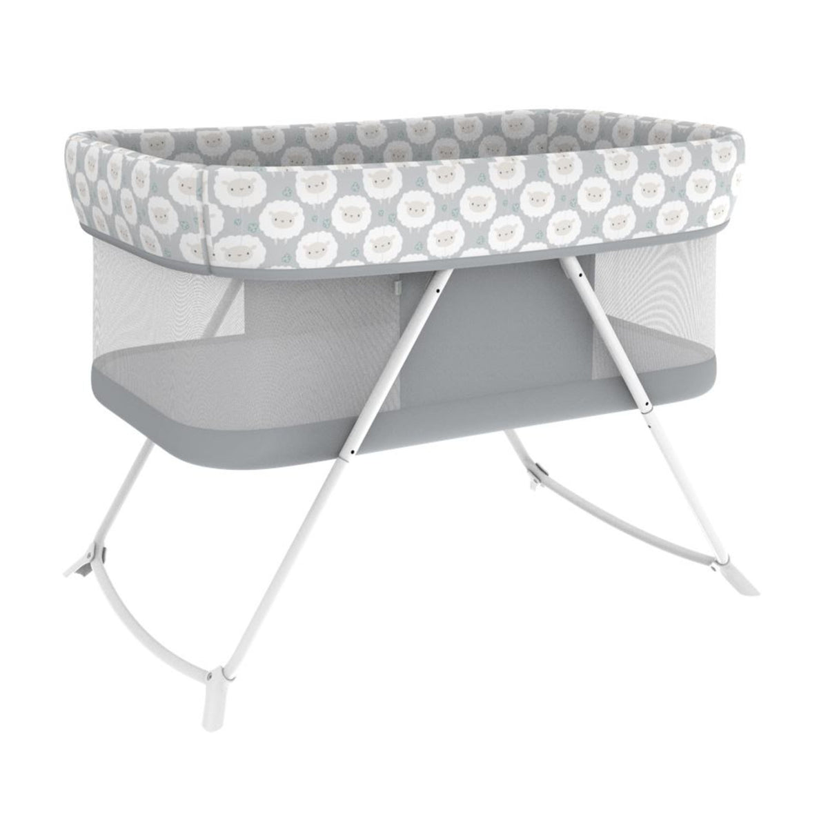 Ingenuity Snooze Stow Rocking Portable Folding Bassinet