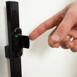 The Stairway+ 46W Series Pet and Baby Gate, Openings 31"-46" Wide, 32.5" Tall - Black