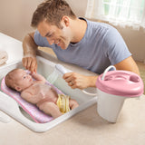 Newborn-to-Toddler Bath Center & Shower - Rainbow Splash