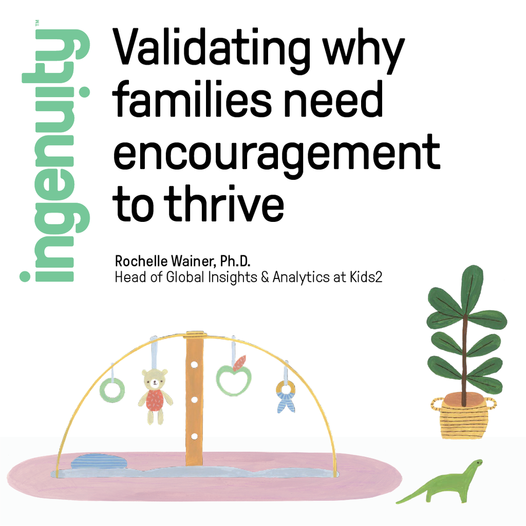 Cover of "The Ingenuity Way" white paper that says, "Validating why families need encouragement to thrive" by Dr. Rochelle Wainer, Ph.D.