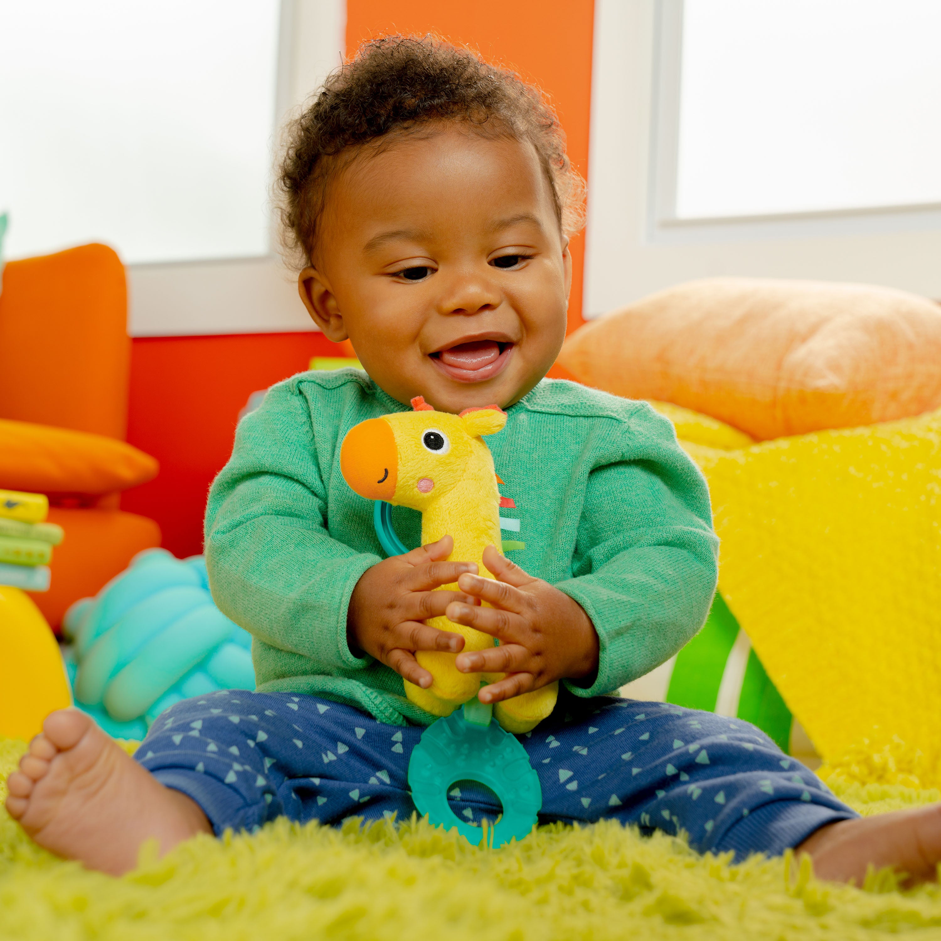 Bright Starts Tug Tunes On-the-Go Toy - Giraffe Kids2, LLC Bright Starts Tug Tunes On-the-Go Toy - Giraffe Kids2, LLC