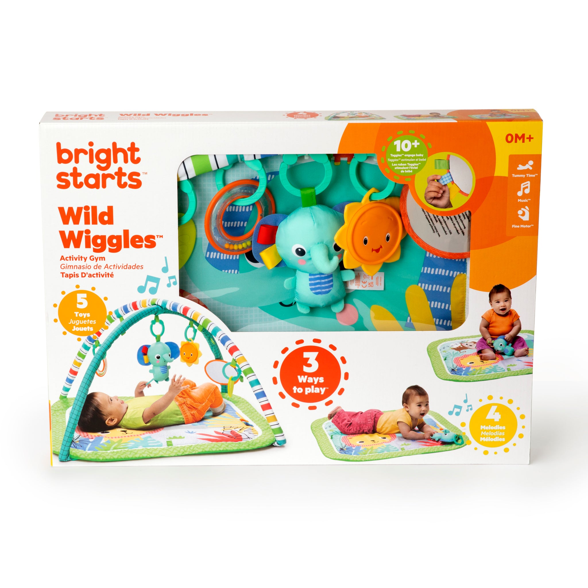 Play Mat Gimnasio Bebe Bright Starts Wild Wiggles Activity Gym