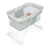 Ingenuity Snooze & Stow Rocking Portable Folding Bassinet - Sheppy (Gray)