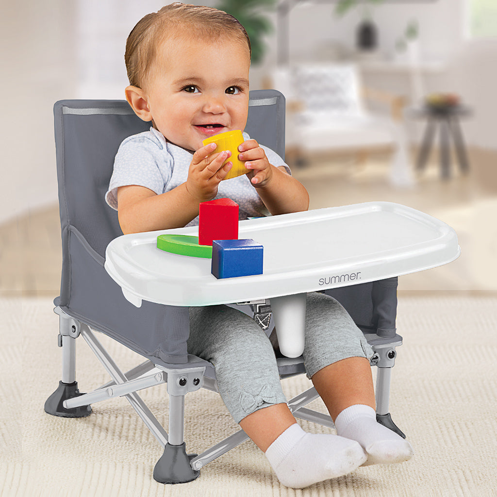 baby playing with blocks