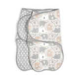 Ingenuity Farewell Fuss Adjustable Easy-Wrap 2-pk Baby Swaddle Set - Grazer