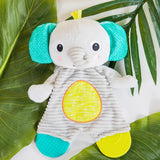 Bright Starts Snuggle & Teethe Plush Teether, Elephant